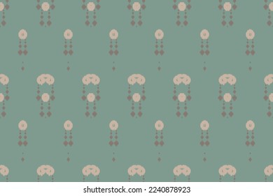 Ikkat or ikat print batik textile seamless pattern digital vector design for Print saree Kurti Borneo Fabric border brush symbols swatches party wear