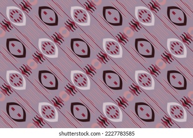 Ikkat o ikat imprimen un diseño vectorial digital sin fisuras textil para Print saree Kurti Borneo Tejidos símbolos de pincel de borde swatches elegantes