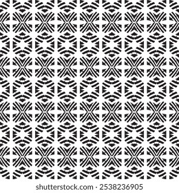 Ikkat or ikat stripe batik textile seamless pattern digital vector design for Print saree Kurti Borneo Fabric border brush symbols swatches cotton and all