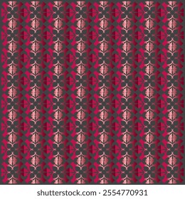 Ikkat or ikat stripe batik textile seamless pattern digital vector design for Print saree Kurti Borneo Fabric border brush symbols swatches cotton and all