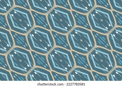 Ikkat or ikat stripes batik textile seamless pattern digital vector design for Print saree Kurti Borneo Fabric border brush symbols swatches designer