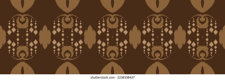 Ikkat or ikat stripes batik textile seamless pattern digital vector design for Print saree Kurti Borneo Fabric border brush symbols swatches party wear