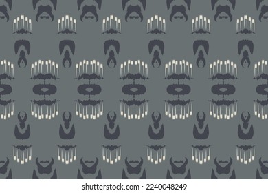 Ikkat or ikat texture batik textile seamless pattern digital vector design for Print saree Kurti Borneo Fabric border brush symbols swatches cotton