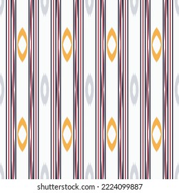 Ikkat or ikat triangle batik textile seamless pattern digital vector design for Print saree Kurti Borneo Fabric border brush symbols swatches designer