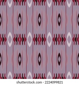 Ikkat or ikat vector batik textile seamless pattern digital vector design for Print saree Kurti Borneo Fabric border brush symbols swatches cotton