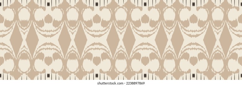 Ikkat or ikat vector batik textile seamless pattern digital vector design for Print saree Kurti Borneo Fabric border brush symbols swatches cotton