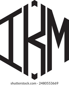 IKM POLYGON LOGO Design, Symbol, Symbol, Vektorgrafik Datei 