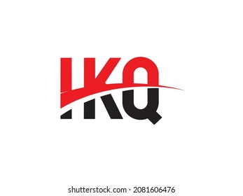 IKQ Letter Initial Logo Design Vector Illustration