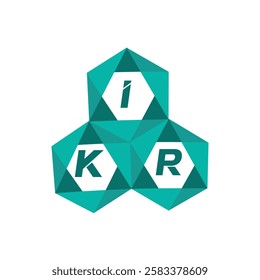 IKR creative minimalist letter logo. IKR unique vector initials alphabet letter logo design
