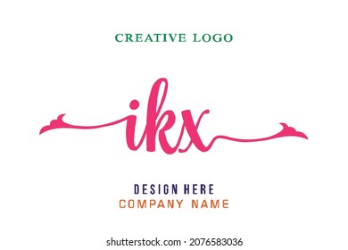 IKX lettering logo is simple, easy to understand and authoritative