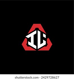IL initial logo modern and futuristic concept for esport or gaming logo
