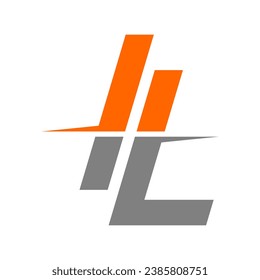 IL letter logo that is simple and attractive