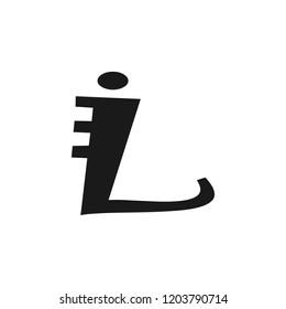 il letter vector logo design