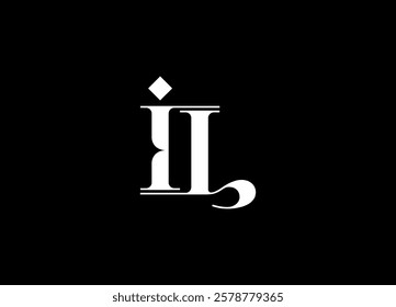 IL logo desing and monogram logo