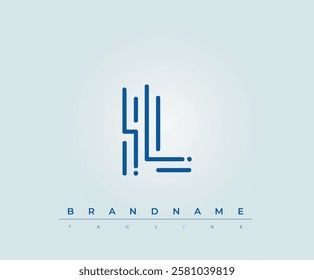 IL Technology Letter Logo Template. This tech letter logo is a graphic mark that uses letters to represent a technology company.