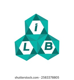ILB creative minimalist letter logo. ILB unique vector initials alphabet letter logo design
