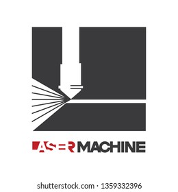 

Iliumustration consisting of  CNC machine images in the form of a symbol or logo