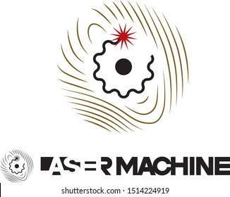 


Iliumustration consisting of  CNC machine images in the form of a symbol or logo
