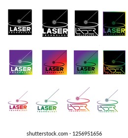 



Iliumustration consisting of two CNC machine images in the form of a symbol or logo. Laser cutting, engraving.