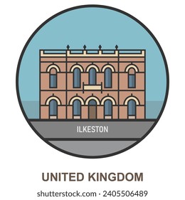 Ilkeston. Cities and towns in United Kingdom. Flat landmark