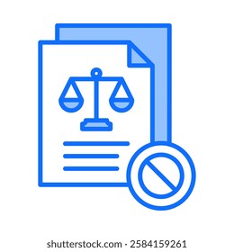 Illegal Icon Element For Design
