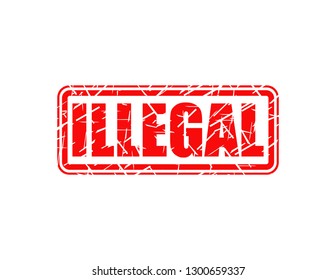 Illegal red stamp
