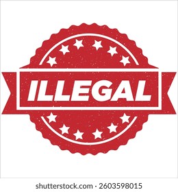 Illegal Rubber Stamp Seal Design