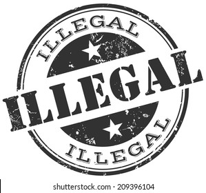 illegal stamp