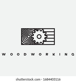 
The illication consisting of two images of the face milling cutter and the inscription "woodworking"