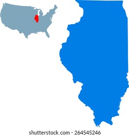 Illinois map