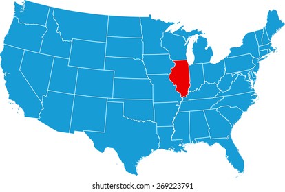 Illinois map