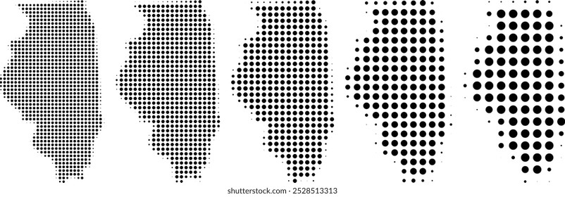 Illinois Map halftone in different sizes.eps
