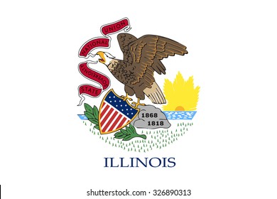 Illinois state flag svg
