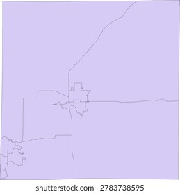 Illinois State Marion County vector Census Tract polygon based on Tiger 2020 Census Data