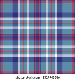 Illinois's Tartan. Element for the seamless construction of a pattern for tartan of U.S.State Illinois, seamless pattern for fabric, kilts, skirts, plaids. Frequent, small weaving 