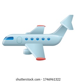 illlustration of the jet airplane passenger icon