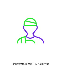 Illness health vector icon