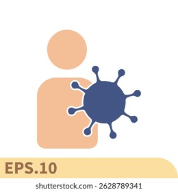 illness icons  symbol vector elements for infographic web