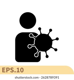 illness icons  symbol vector elements for infographic web