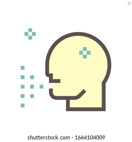 Illness vector icon design, 48x48 pixel perfect and editable stroke.