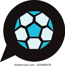 illstration of football flat icon