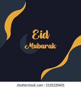 Illstration Vector graphic of ramadan with navy blue and orange, perfect to complete your design in the month of ramadan.