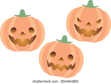 Ilustración de la calabaza de Halloween