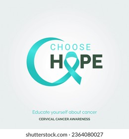 Illuminate the Path to Health Cervical Cancer Awareness Posters with Vector Background