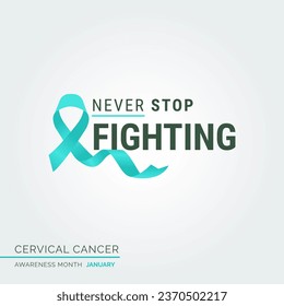 Illuminate the Path to Health Cervical Cancer Awareness Posters with Vector Background