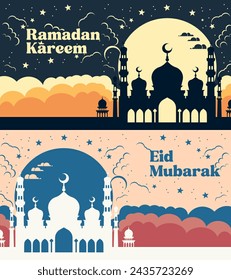 Illuminate your online presence with our "Spirit of Ramadan" digital banner, capturing the essence of this sacred month. The design seamlessly blends traditional elements with a modern touch
