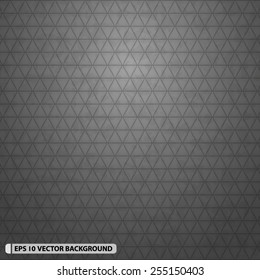 Illuminated Dark Grey Triangles Abstract Pattern