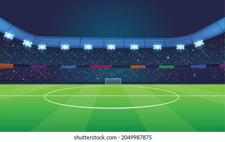 Football with a Football Pitch Background - Vectorjunky - Free Vectors,  Icons, Logos and More