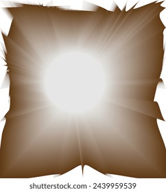 Illuminated light in darkness eps vector 