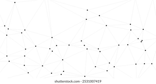 Illuminated Network Design with Glowing Connected Dots and Geometric Lines Creating a Futuristic and High-Tech Visual Aesthetic Representing Digital Connectivity and Innovation

